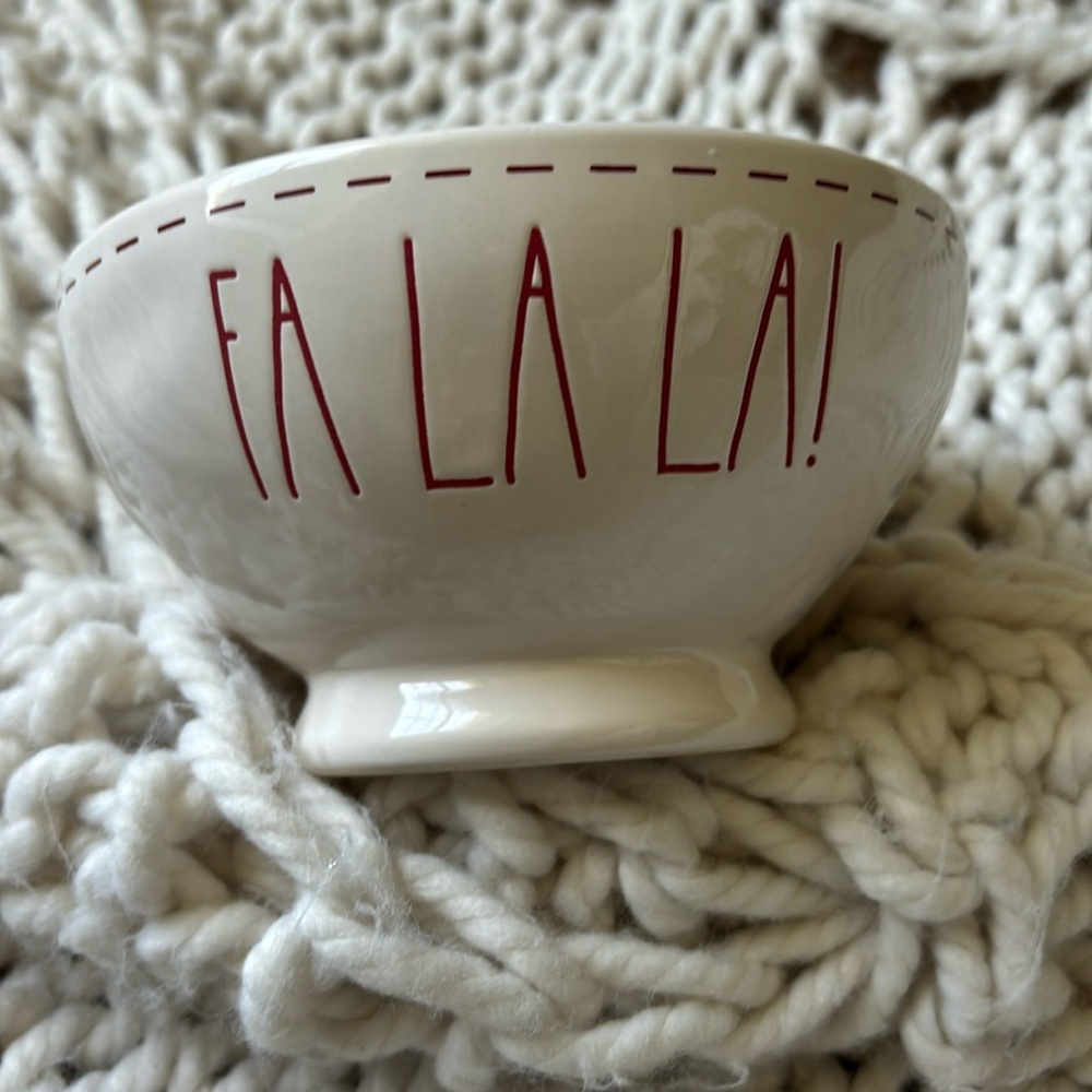 Rae Dunn Fa La La bowl
